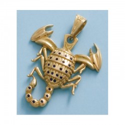 GOLD SCORPION PENDANT