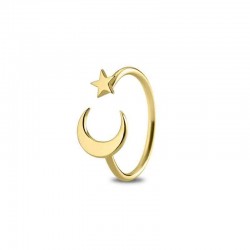 MOON AND STAR  GOLD RING 18...