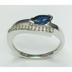 WHITE GOLD RING WITH...